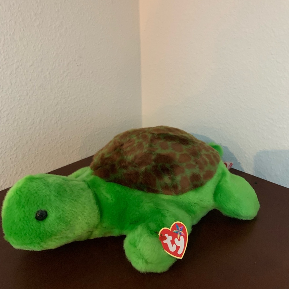 Ty beanie speedy turtle BUDDY approx 11” NWT bodies are the large TY